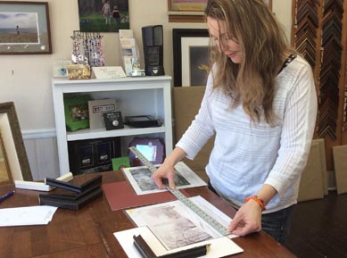 We can help you design the perfect frame for your artwork